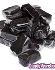 Gustaf's Black Licorice Caramel Cubes: 2KG Bag - Candy Warehouse