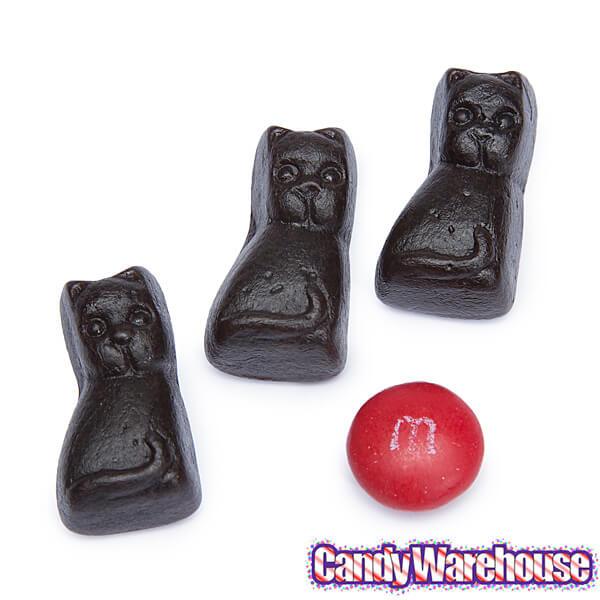 Gustaf's Black Licorice Cats: 1KG Bag - Candy Warehouse