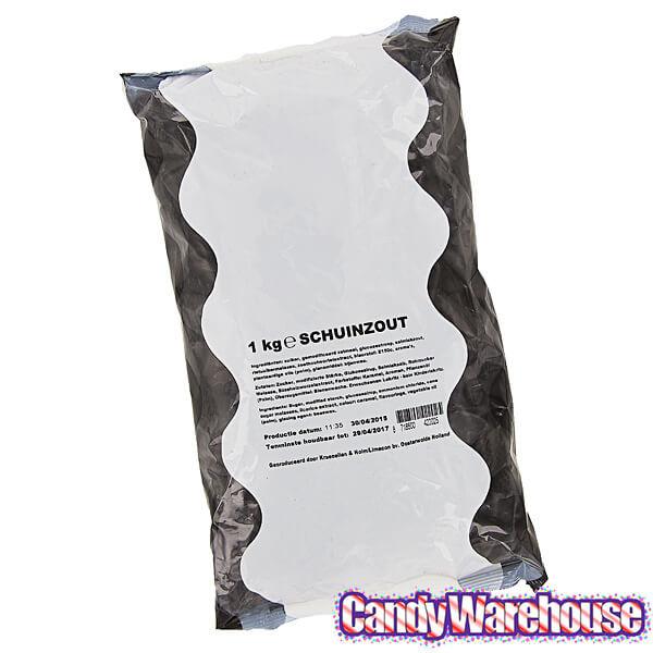 Gustaf's Black Licorice Diamonds: 1KG Bag - Candy Warehouse