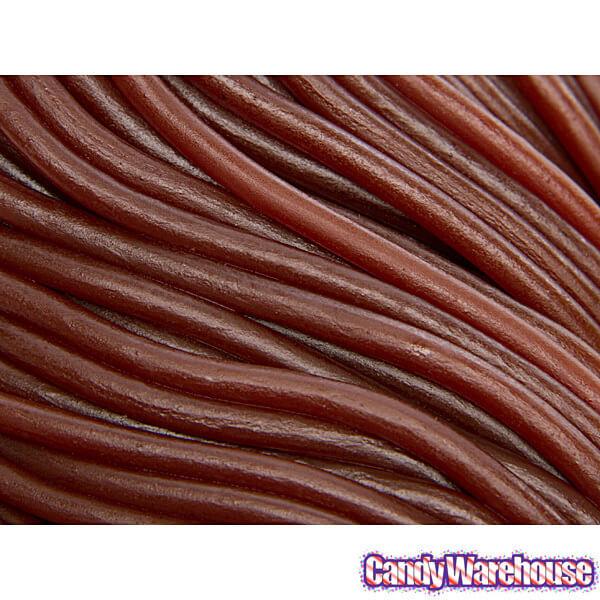 Gustaf's Chocolate Licorice Laces Candy: 2LB Bag - Candy Warehouse