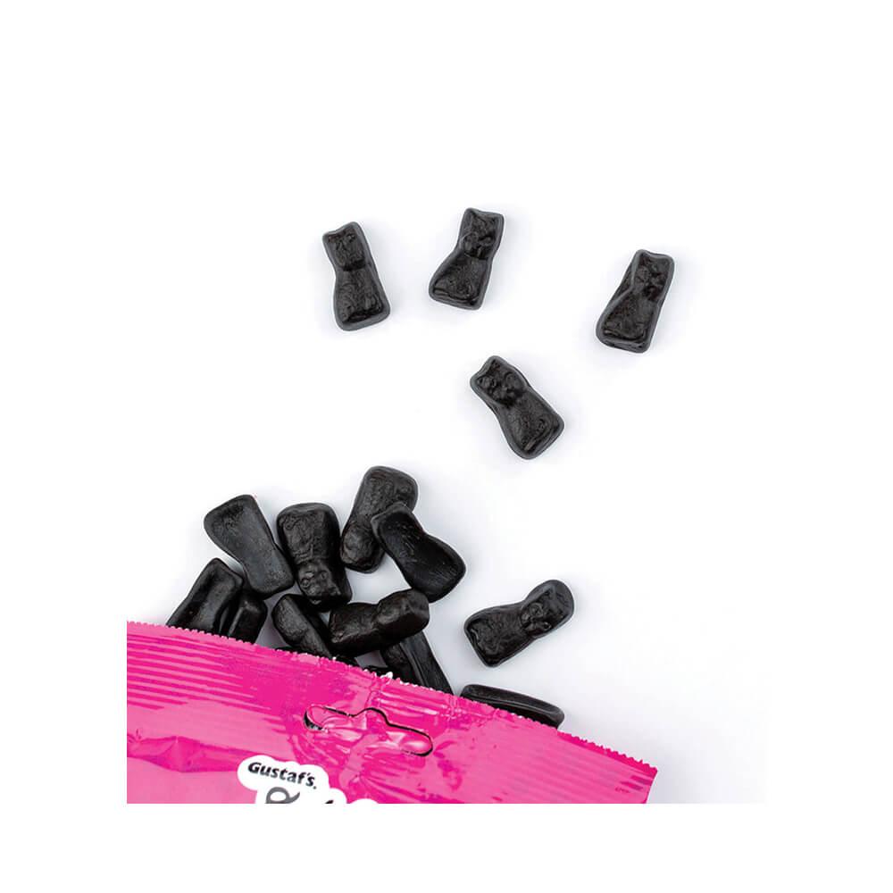 Gustaf&#39;s Dutch Licorice Cats 5.29-Ounce Bags: 12-Piece Box - Candy Warehouse