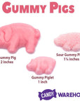 Gustaf's Pink Gummy Pigs: 1KG Bag - Candy Warehouse