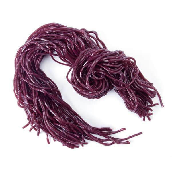 Gustaf&#39;s Purple Grape Licorice Laces Candy: 2LB Bag - Candy Warehouse