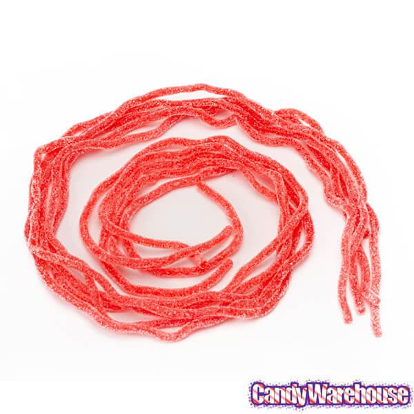 Gustaf's Sour Strawberry Licorice Laces: 2LB Bag - Candy Warehouse