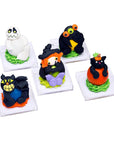 Halloween Bubblegum Buddies Candy Packs: 24-Piece Box