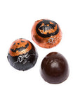 Halloween Dove Pumpkins Foiled Dark Chocolate Domes: 35-Piece Bag - Candy Warehouse