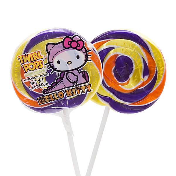 Halloween Hello Kitty Swirl 1.5-Ounce Twirl Pops: 24-Piece Display - Candy Warehouse