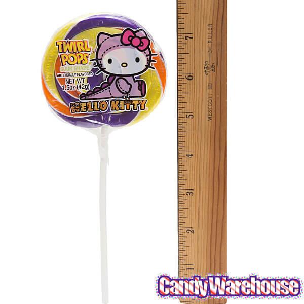 Halloween Hello Kitty Swirl 1.5-Ounce Twirl Pops: 24-Piece Display - Candy Warehouse