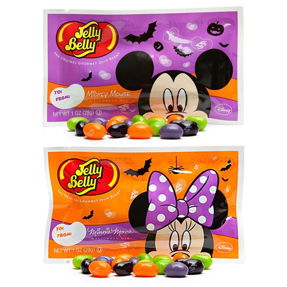 Halloween Jelly Belly Disney Mickey and Minnie Jelly Beans 1-Ounce Packs: 24-Piece Display - Candy Warehouse