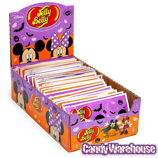 Halloween Jelly Belly Disney Mickey and Minnie Jelly Beans 1-Ounce Packs: 24-Piece Display - Candy Warehouse