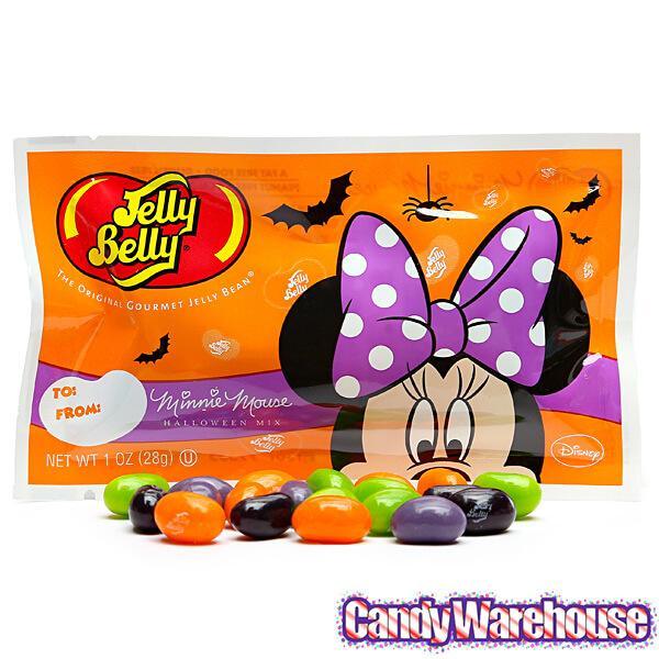 Halloween Jelly Belly Disney Mickey and Minnie Jelly Beans 1-Ounce Packs: 24-Piece Display - Candy Warehouse