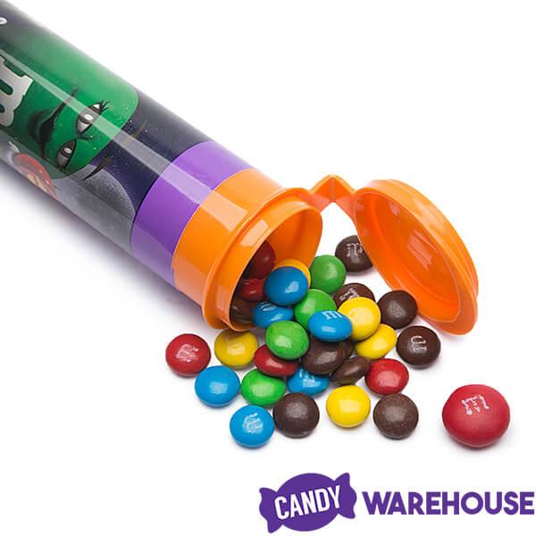 Halloween M&M's Minis Candy Mega Tubes: 24-Piece Box - Candy Warehouse