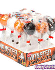 Halloween Monster Jawbreakers On a Stick: 12-Piece Display