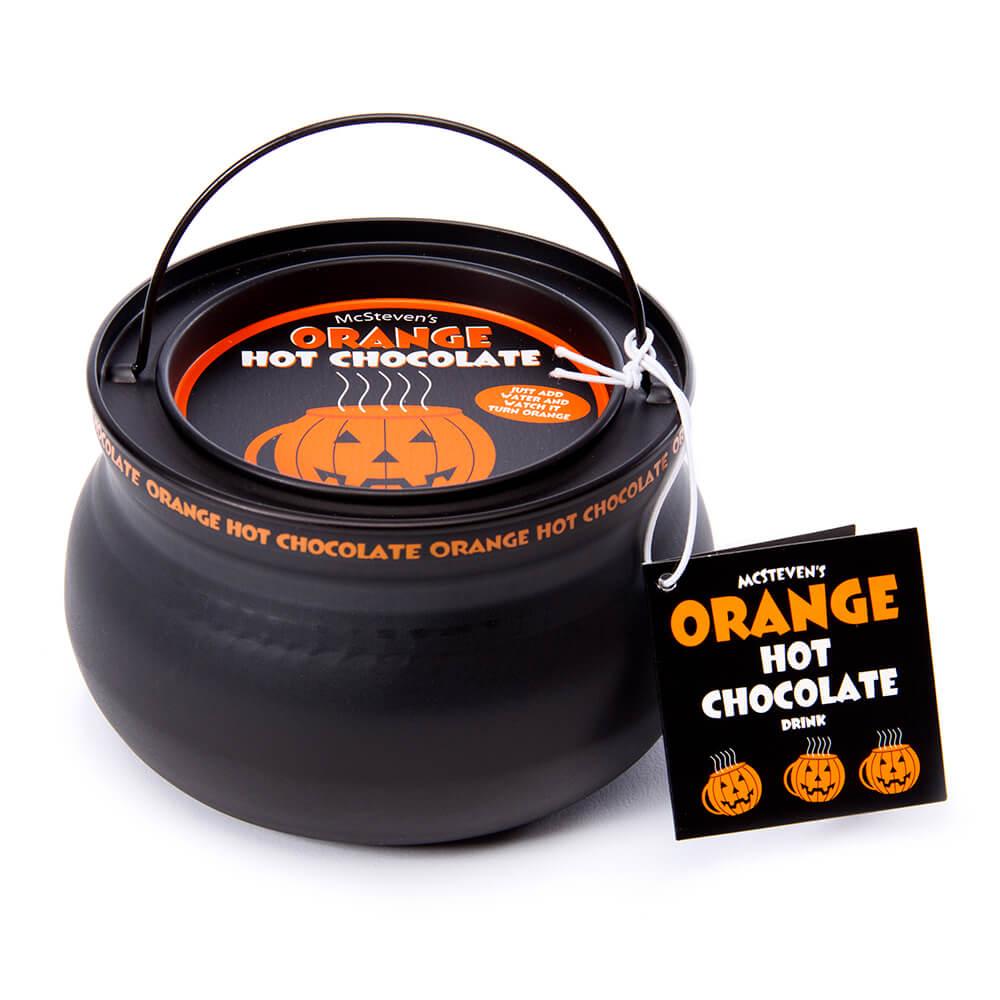 Halloween Orange Hot Chocolate Cauldron - Candy Warehouse