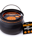 Halloween Orange Hot Chocolate Cauldron