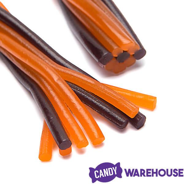 Halloween Twizzlers Orange and Black Cherry Twists Snack Size Packs: 10.12-Ounce Bag - Candy Warehouse