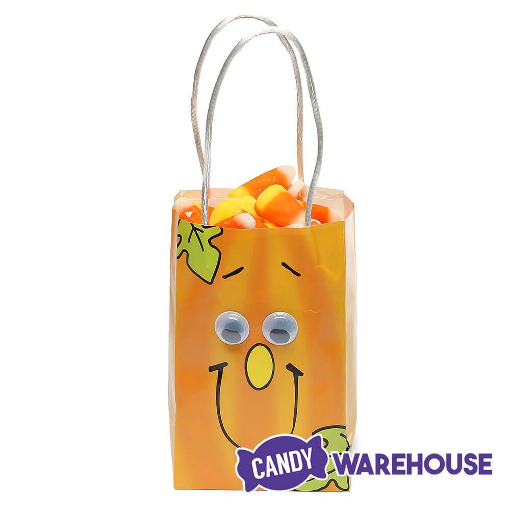 Halloween Wiggle Eyes Mini Treat Bags: 12-Piece Set - Candy Warehouse