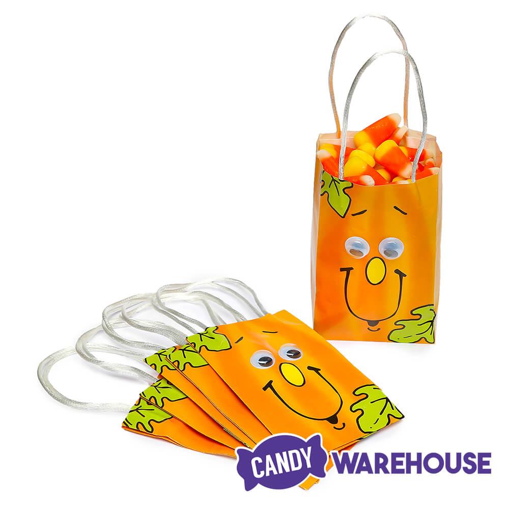 Halloween Wiggle Eyes Mini Treat Bags: 12-Piece Set - Candy Warehouse