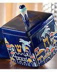 Hanukkah Dreidel Ceramic Candy Dish