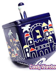 Hanukkah Dreidel Ceramic Candy Dish