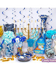 Hanukkah Hard Candy Lollipops: 12-Piece Pack