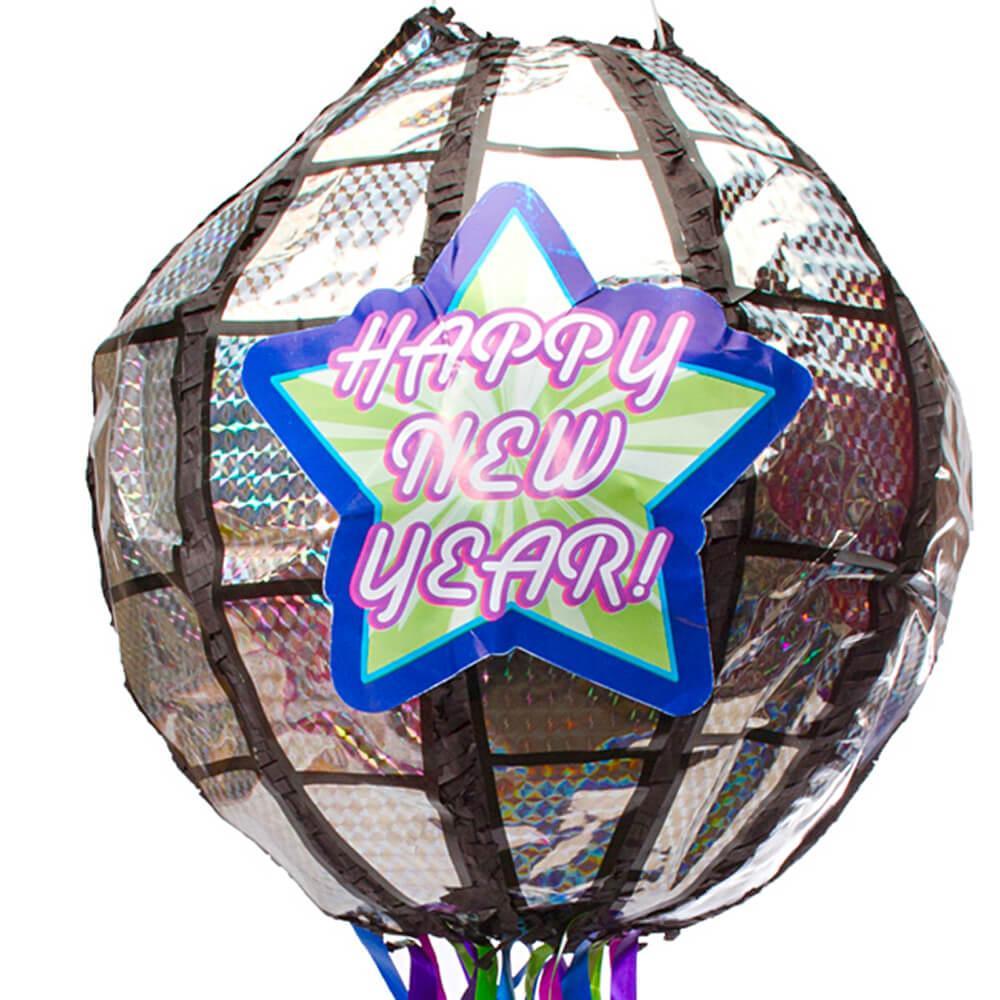 Happy New Year Ball Pinata - Candy Warehouse