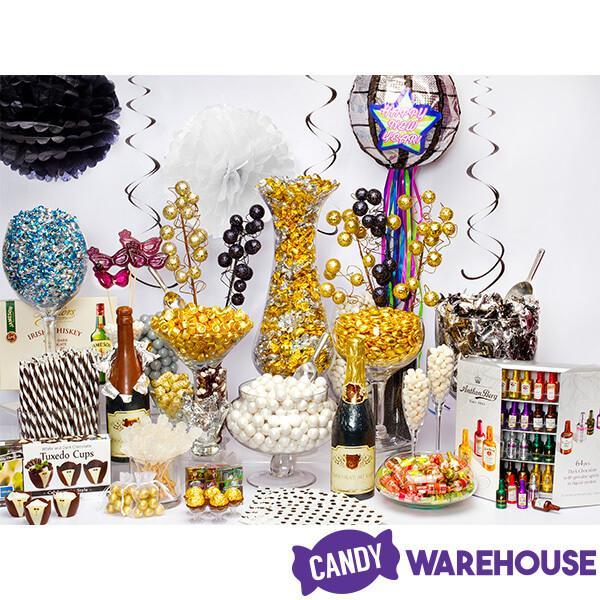 Happy New Year Wrapped Buttermint Creams: 1000-Piece Case - Candy Warehouse