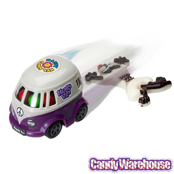 Happy Van Candy Filled Toy Vans: 12-Piece Box - Candy Warehouse