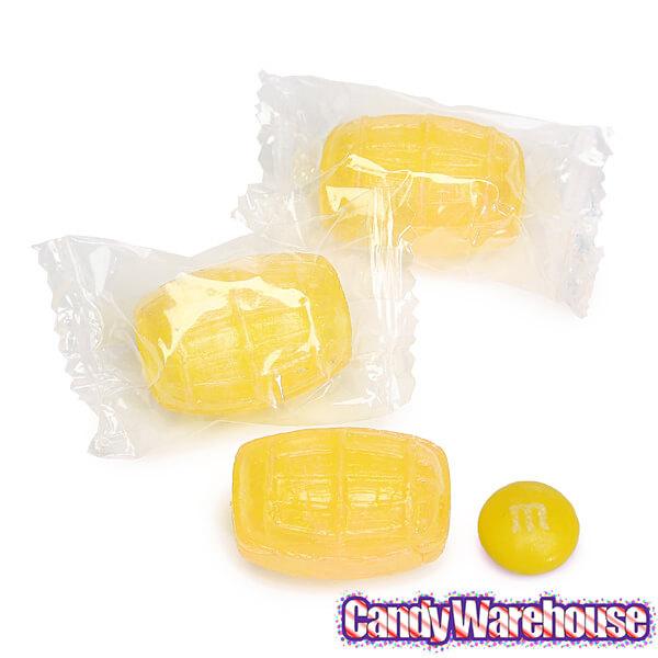 Hard Candy Barrels - Banana: 200-Piece Barrel Jar - Candy Warehouse