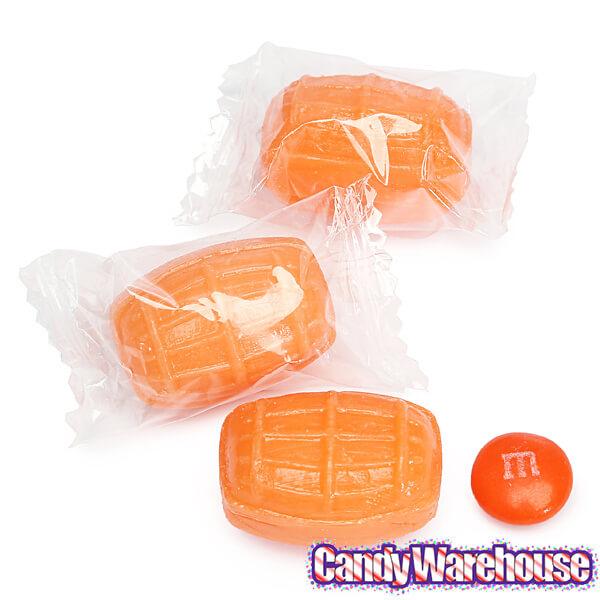 Hard Candy Barrels - Orange Cream: 200-Piece Barrel Jar - Candy Warehouse