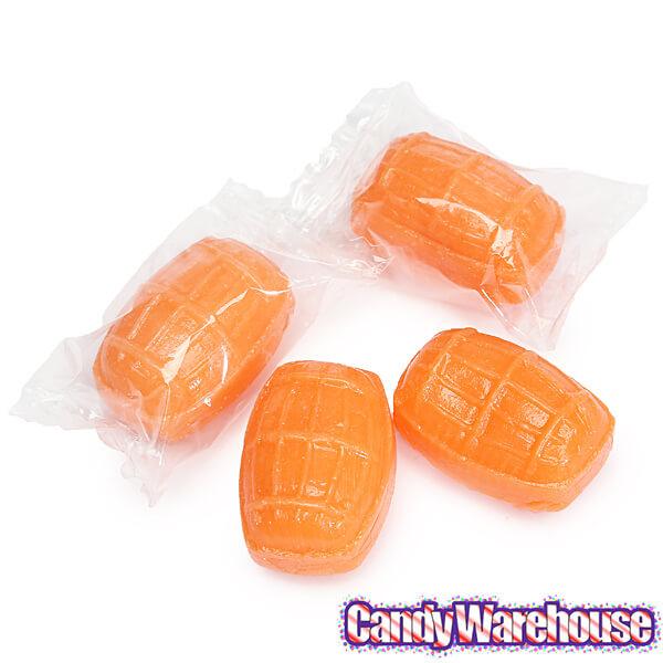 Hard Candy Barrels - Orange Cream: 200-Piece Barrel Jar - Candy Warehouse