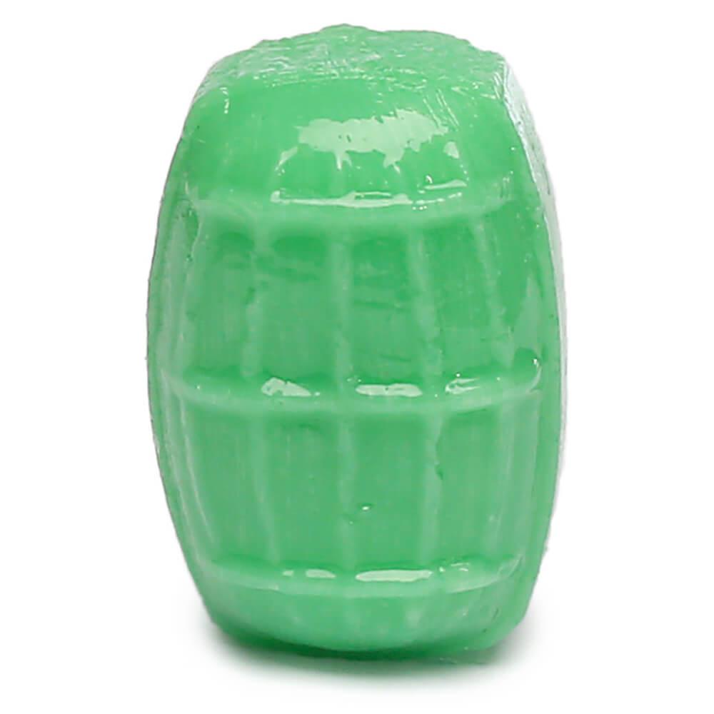 Hard Candy Barrels - Spearmint Leaves: 200-Piece Barrel Jar - Candy Warehouse