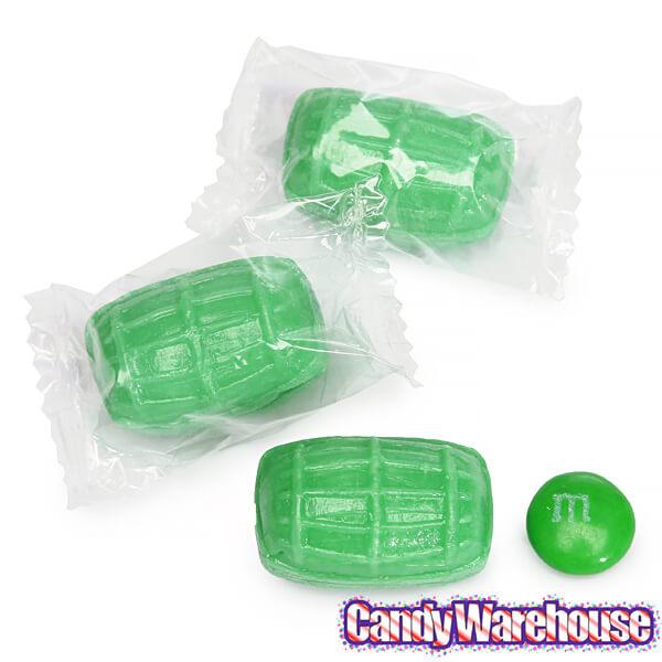 Hard Candy Barrels - Spearmint Leaves: 200-Piece Barrel Jar - Candy Warehouse