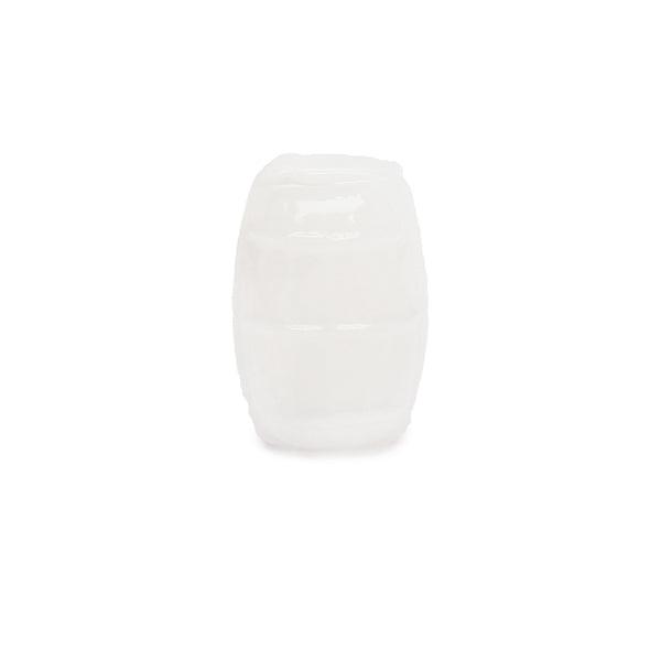 Hard Candy Barrels - White Coconut: 200-Piece Barrel Jar - Candy Warehouse