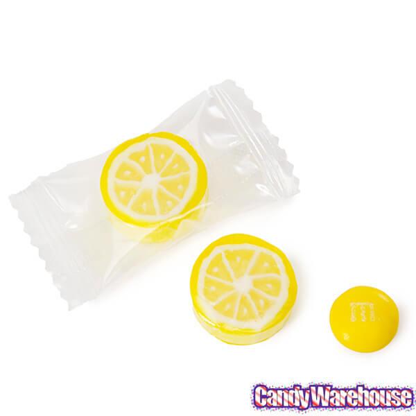 Hard Candy Fruit Slices - Lemon: 1KG Bag - Candy Warehouse