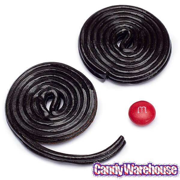 Haribo Black Licorice Wheels: 5LB Bag - Candy Warehouse