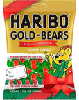 Haribo Christmas Gold-Bears Gummy Bears Candy: 3LB Box - Candy Warehouse