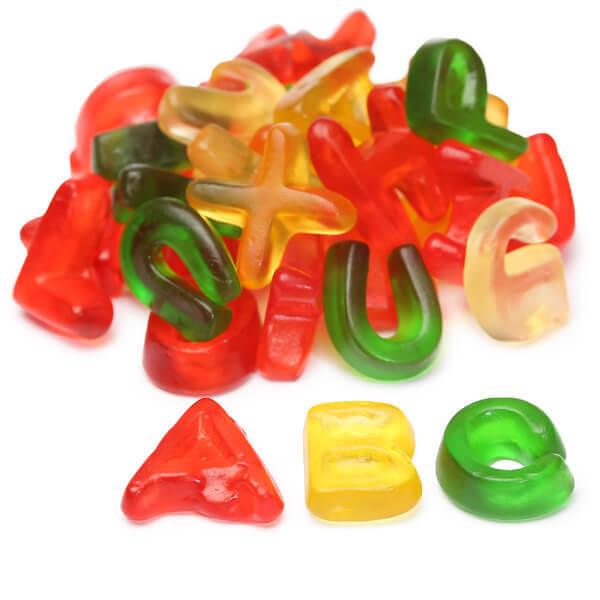 Haribo Gummy Alphabet Letters: 3.75LB Box - Candy Warehouse