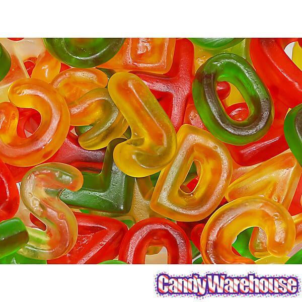 Haribo Gummy Alphabet Letters: 3.75LB Box - Candy Warehouse