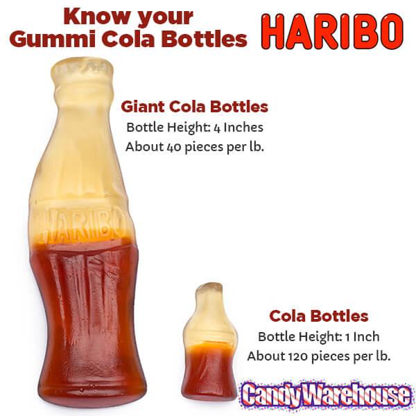 Haribo Gummy Cola Bottles Candy: 5LB Bag - Candy Warehouse