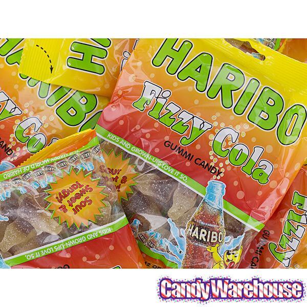 Haribo Gummy Fizzy Cola Bottles Candy: 3.75LB Box - Candy Warehouse