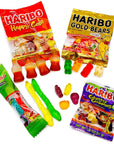 Haribo Gummy Halloween Candy Snack Packs: 80-Piece Bag