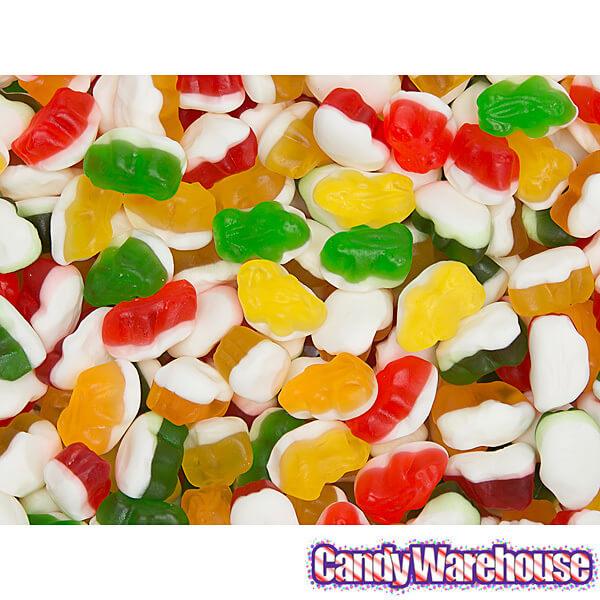 Haribo Gummy Mini Frogs: 3.75LB Box - Candy Warehouse