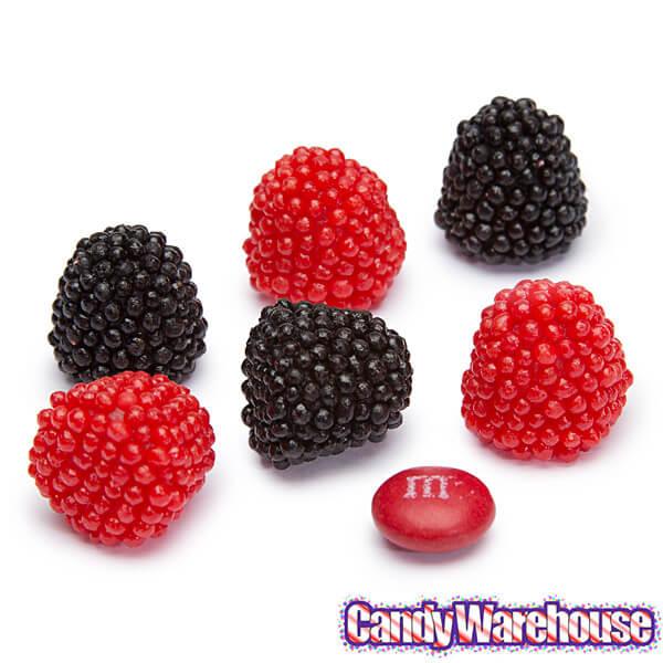 Haribo Gummy Raspberries Candy: 5LB Bag - Candy Warehouse