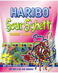 Haribo Gummy Sour Spaghetti Candy: 3.75LB Box