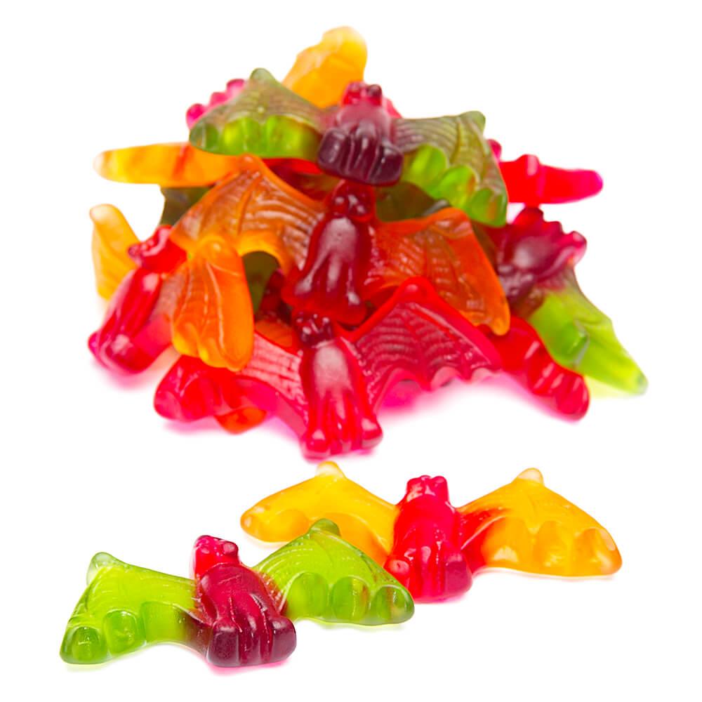 Haribo Halloween Sour Vampire Bats Gummy Candy: 3LB Box - Candy Warehouse