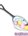 Heart Handled Silver Plastic Candy Scoops: 2-Piece Set - Candy Warehouse