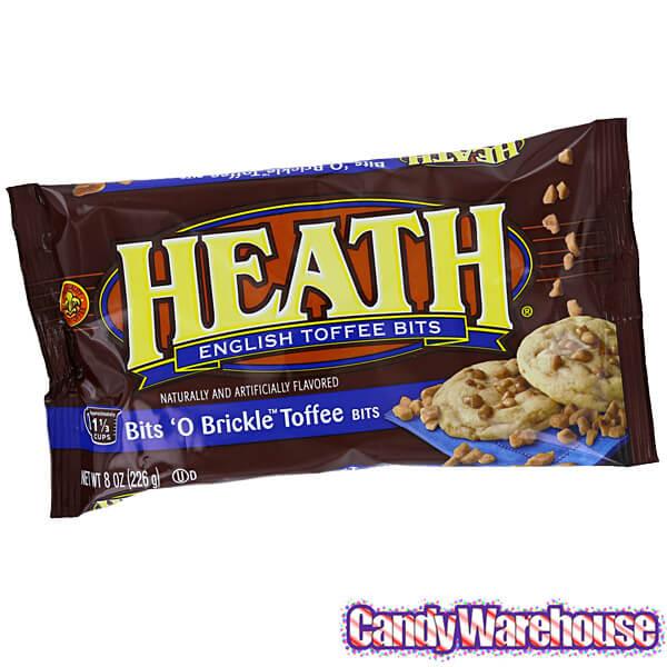 Heath Toffee Candy Bits: 8-Ounce Bag - Candy Warehouse