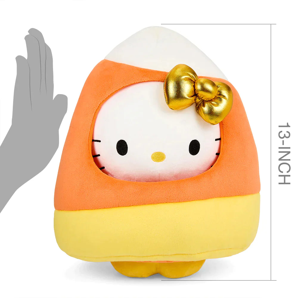 Hello Kitty 13" Halloween Candy Corn Plush - Candy Warehouse