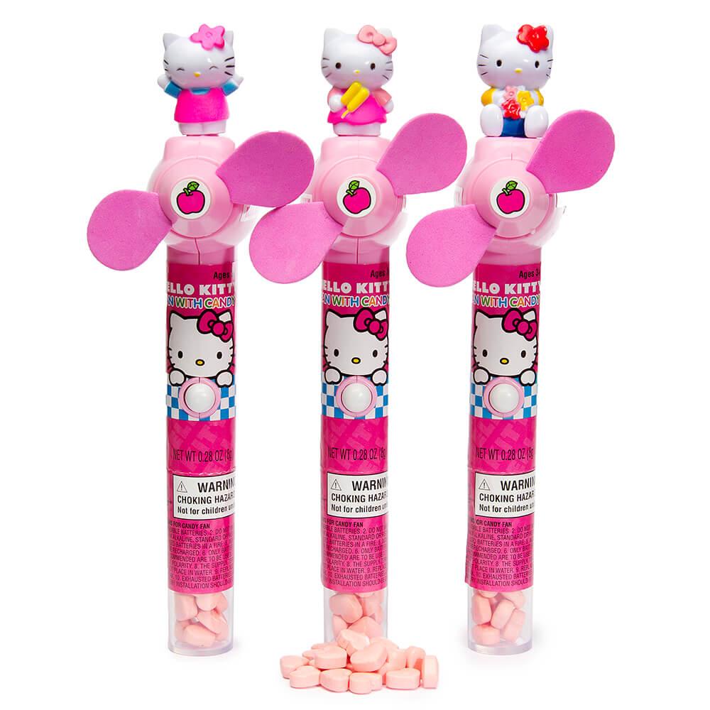 Hello Kitty Candy Fans: 3-Piece Set - Candy Warehouse